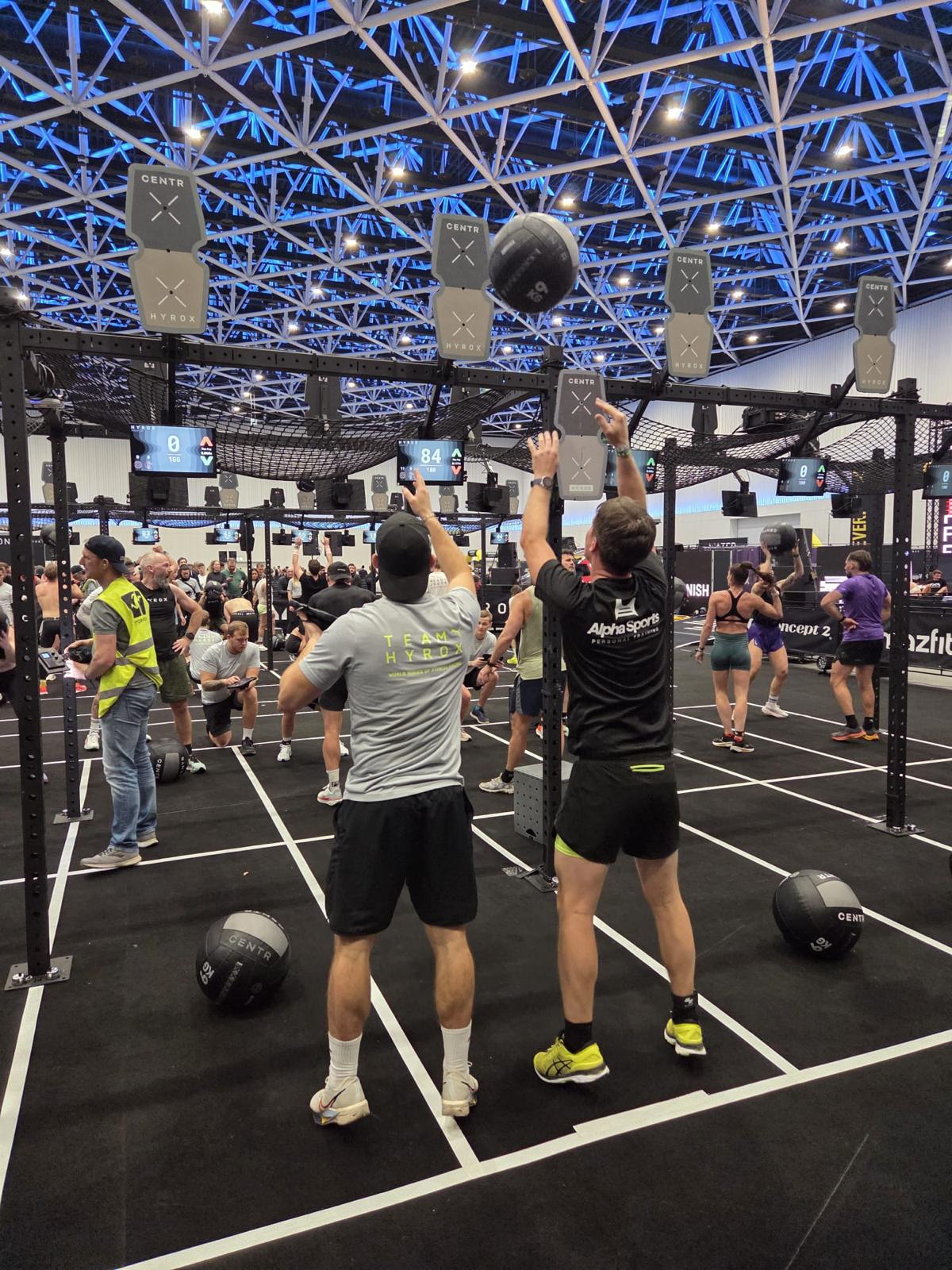 Wall Balls im Wettkampf